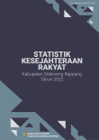 Statistik Kesejahteraan Rakyat Kabupaten Sidenreng Rappang 2022